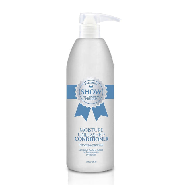 Show Premium Moisture Unleashed Conditioner - intensely moisturizing rinse-out coat conditioner, facilitates detangling, concentrate 1:8