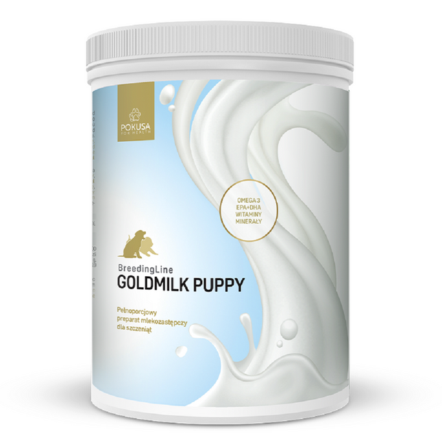 Pokusa BreedingLine GoldMilk Puppy - complete milk replacer for puppies, from the first day of life, rich in DHA