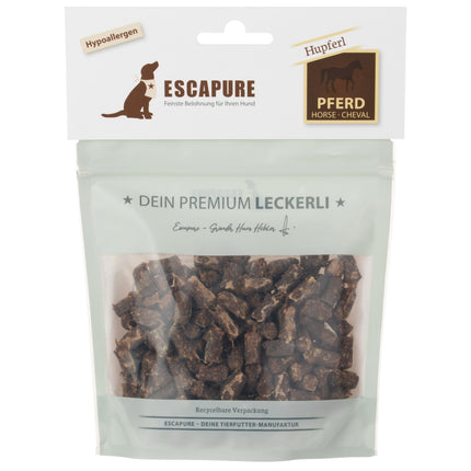 Escapure Premium Hupferl Horse - hypoallergenic dog treats, horse meat with vegetables