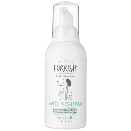 Furrish Minty Fresh Foam - dental cleaning solution for dogs, freshens breath