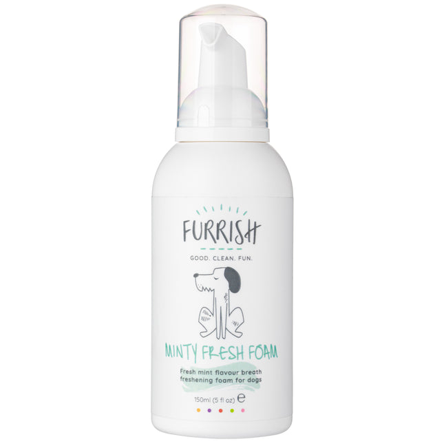 Furrish Minty Fresh Foam - dental cleaning solution for dogs, freshens breath