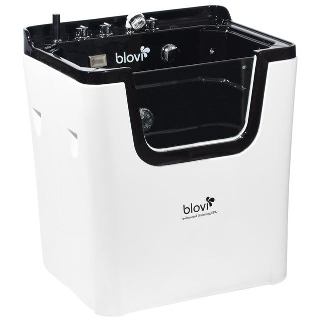 Blovi Professional Grooming SPA - ozone bath with Milky SPA Micro Bubble technology and hydromassage, black and white