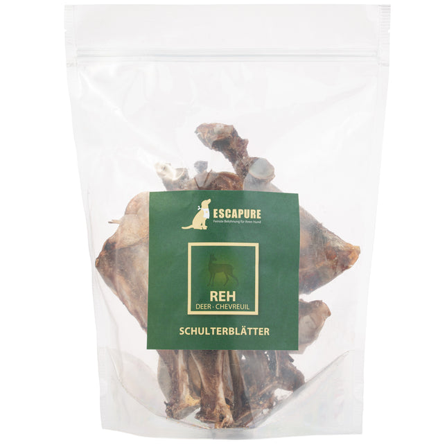 Escapure Reh Shoulder Blades 10pcs - natural dog treats, smoked deer shoulder blades