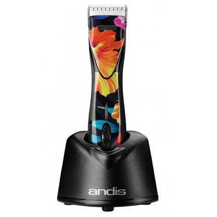 Andis Pulse ZR II Floral - cordless clipper, 5-speed with two batteries and CeramicEdge blade (1.5mm)