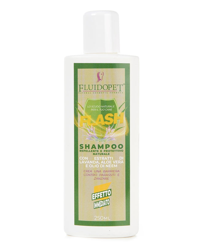 FluidoPet Flash Shampoo - effective, natural shampoo against insects and bugs