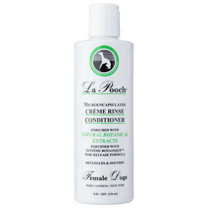 Les Poochs La Creme Rinse Conditioner (female) - luxurious, gentle conditioner for long-haired female dogs, concentrate 1:4