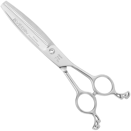 Ehaso Revolution Curved Thinning - professional single-sided curved thinning shears, best Japanese steel, 41 teeth