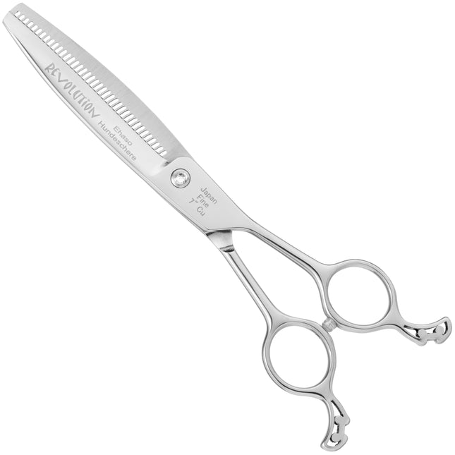 Ehaso Revolution Curved Thinning - professional single-sided curved thinning shears, best Japanese steel, 41 teeth