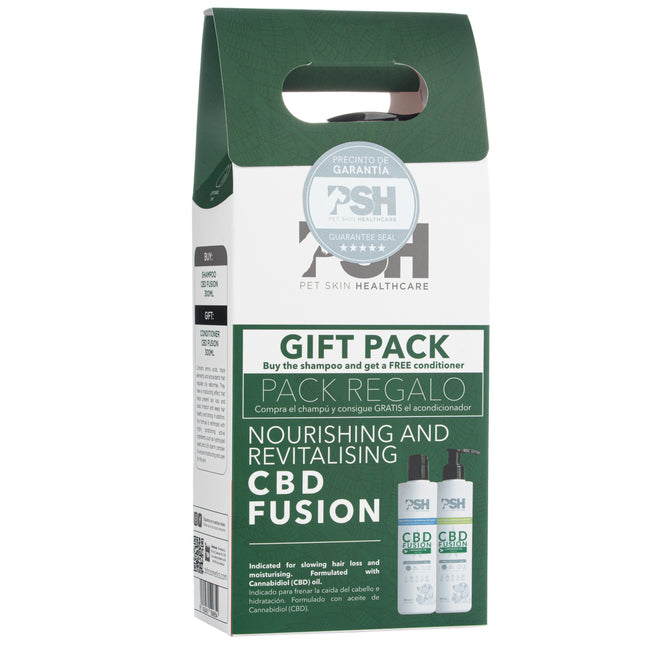 PSH Pet Pack CBD Fusion - grooming set for dogs and cats with shedding issues