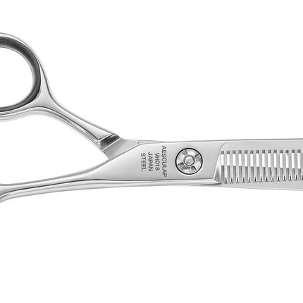 Aesculap VH018C - professional single-sided thinning shears made of Japanese stainless steel 15.5cm/42 teeth