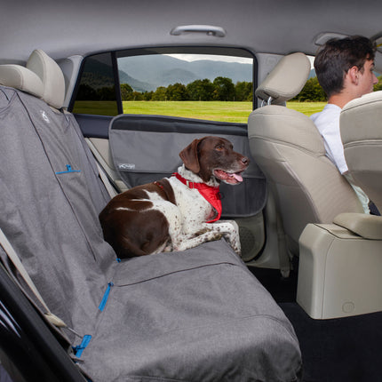 Kurgo Heather Bench Seat Cover - waterproof car seat cover for dogs, for the back seat