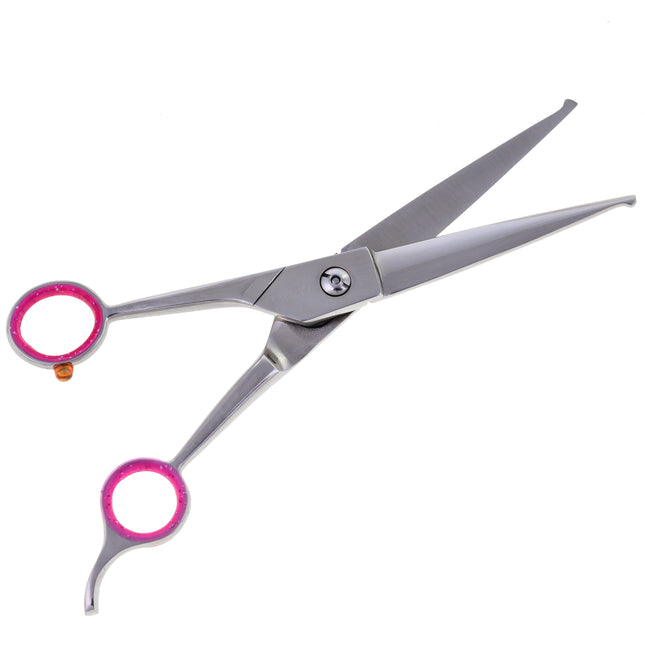 Geib Gator Left Straight Safety Scissors - professional left-handed scissors made of stainless steel, safe and straight