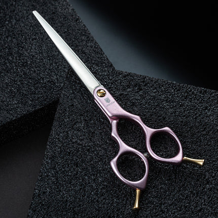 Jargem Asian Style Light Straight Scissors - very lightweight, straight scissors for Korean-style grooming.