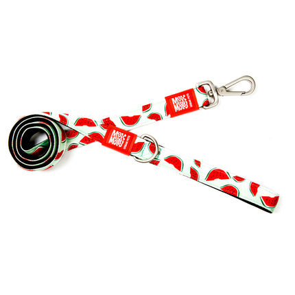 Max&Molly Short Leash Watermelon - colorful urban leash for dogs, watermelon pattern, 120cm