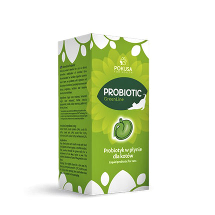 Pokusa GreenLine Probiotic - liquid probiotic for cats