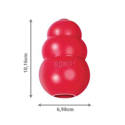 Kong Classic - rubber dog toy, original, - 10cm