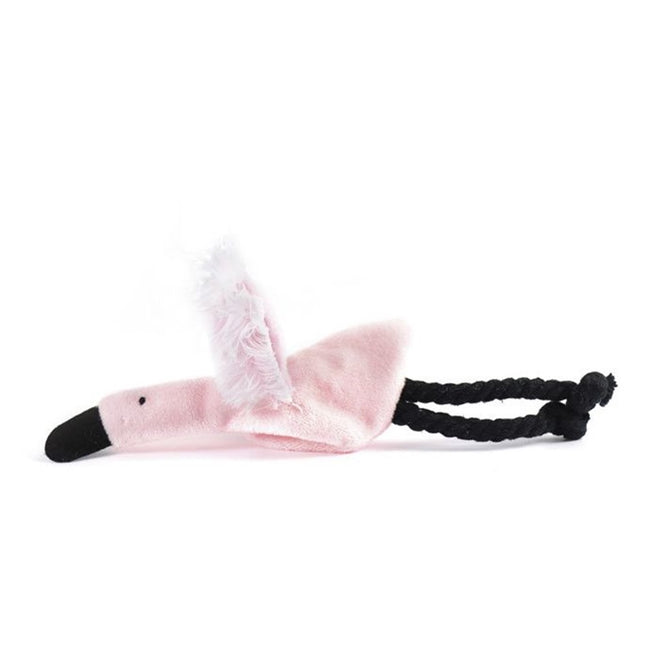 Cat&Rina Plush Flamingo - plush toy for cats, flamingo with catnip filling