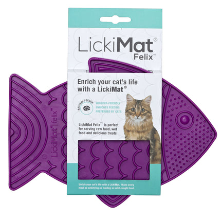 LickiMat Classic Felix - licking mat for cats and small dogs