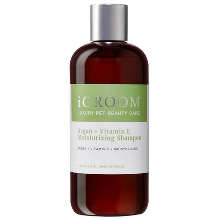 IGroom Argan Vitamin E Shampoo - moisturizing and cleansing shampoo for dogs and cats, concentrate 1:16