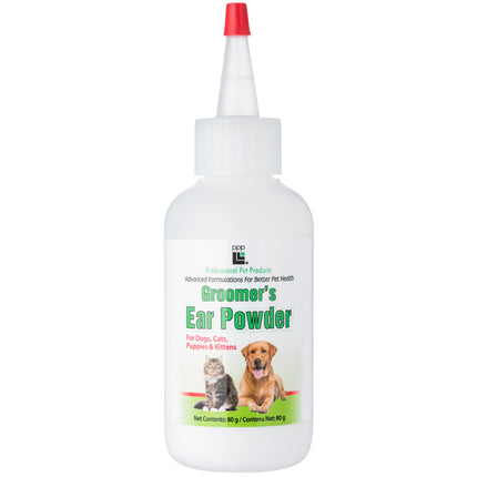 PPP Groomer's Ear Powder - powder for grooming and removing hair from the ears of dogs and cats