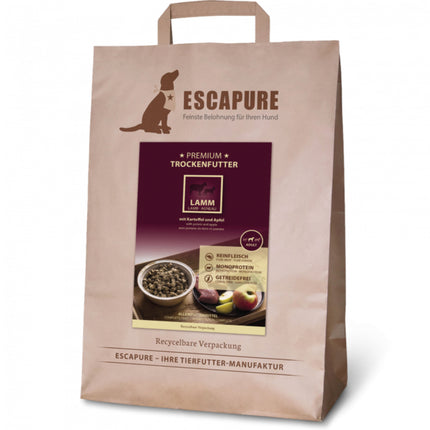 Escapure Premium Lamb - high-quality dog food, oven-baked lamb