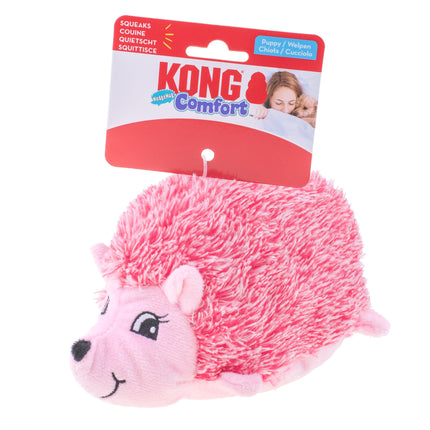 KONG Comfort HedgeHug Puppy - plush toy for puppies, hedgehog with squeaker