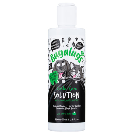 Bugalugs Dental Care Solution - oral hygiene liquid for dogs and cats, water additive