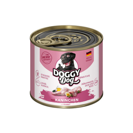 Doggy Dog Rabbit Sensitive - Grain-Free Wet Dog Food with Rabbit