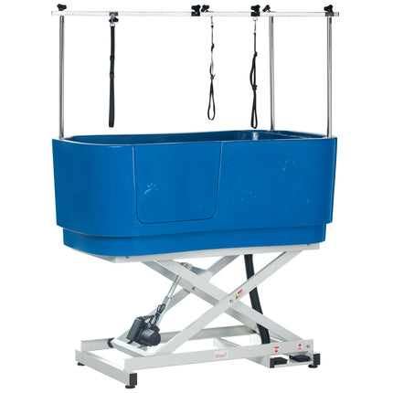 Blovi Electric Dog Bath - a sturdy grooming tub with an electric lift and dual-sided arm