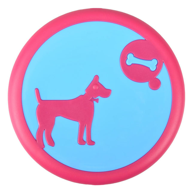 Flamingo Amelia Flying Disc - rubber frisbee for dogs