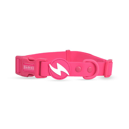 Dashi Colorflex Collar Pink - waterproof dog collar, pink