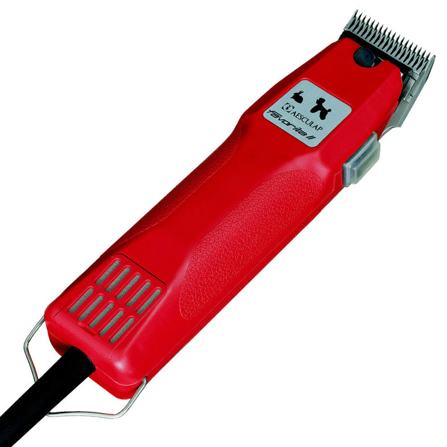 Aesculap Favorita II - professional corded clipper for grooming dogs and other animals, running, without blade