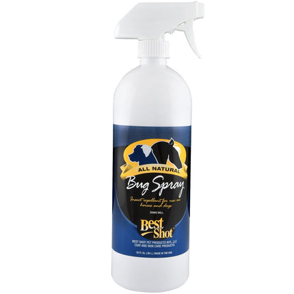 Best Shot Bug Spray - natural insect repellent with citronella, for dogs and horses