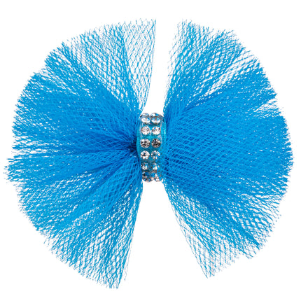 Blovi Bow tulle bow with rhinestones