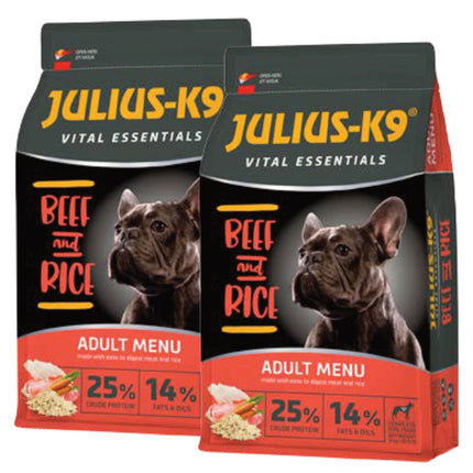 Julius - K9 Vital Essentials Beef & Rice Adult - complete dog food, beef with rice - PROMOTION due to best before date