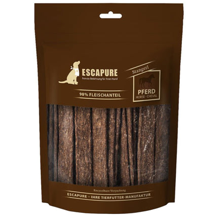 Escapure Stangerl Horse - natural dog treats, meat strips made from horse meat