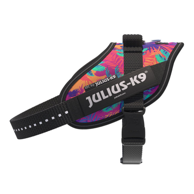 Julius - K9 IDC Powerharness Vibe - dog harness with reflectors, palm pattern - Mini - Mini