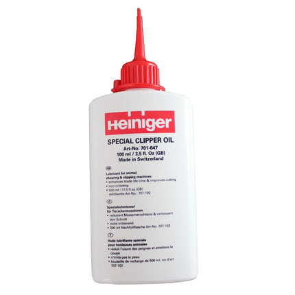 Heiniger Special Clipper Oil - blade maintenance oil for clippers