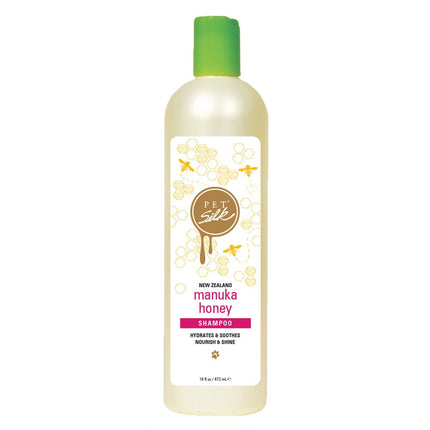 Pet Silk New Zealand Manuka Honey Shampoo - soothing and moisturizing dog shampoo with honey, concentrate 1:16