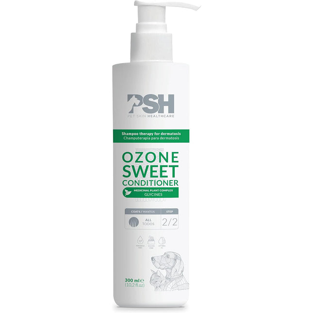 PSH Pet Pack Duo Ozone - skincare set for dogs and cats with dermatological issues, shampoo and conditioner